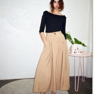 Mara Hoffman Tulay skirt khaki size 2 NWOT